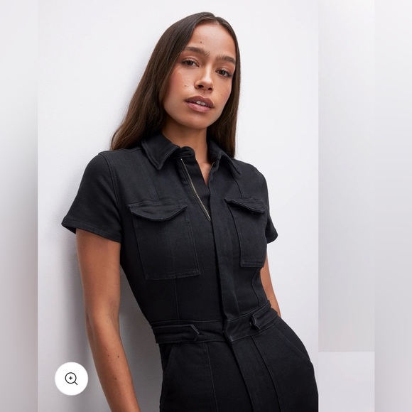 Good American Fit for Success Jumpsuit Black Womens Large - Picture 3 of 13